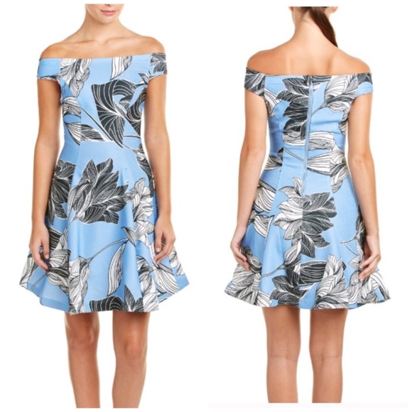 Yoana Baraschi Dresses & Skirts - Yoana Baraschi Floral Off the Shoulder Dress
